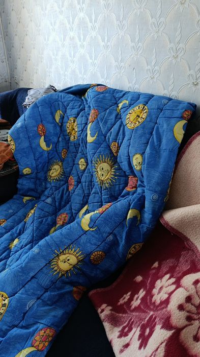 Зимня тепла ковдра овечья шерсть