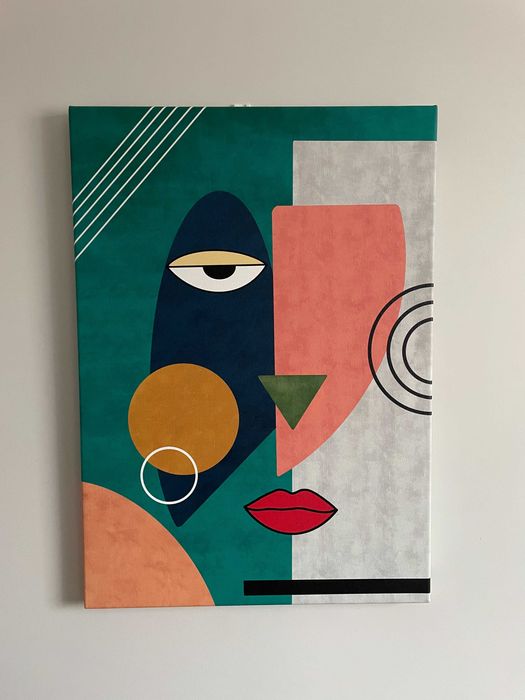 Plakat 50x70 DYPTYK płótno na krośnie