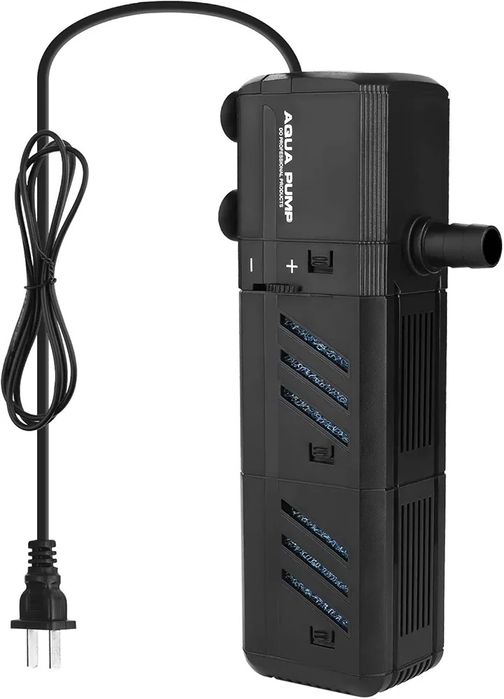 Занурювальний акваріумний фільтр, 15 Вт, фільтр для акваріума 4-в-1