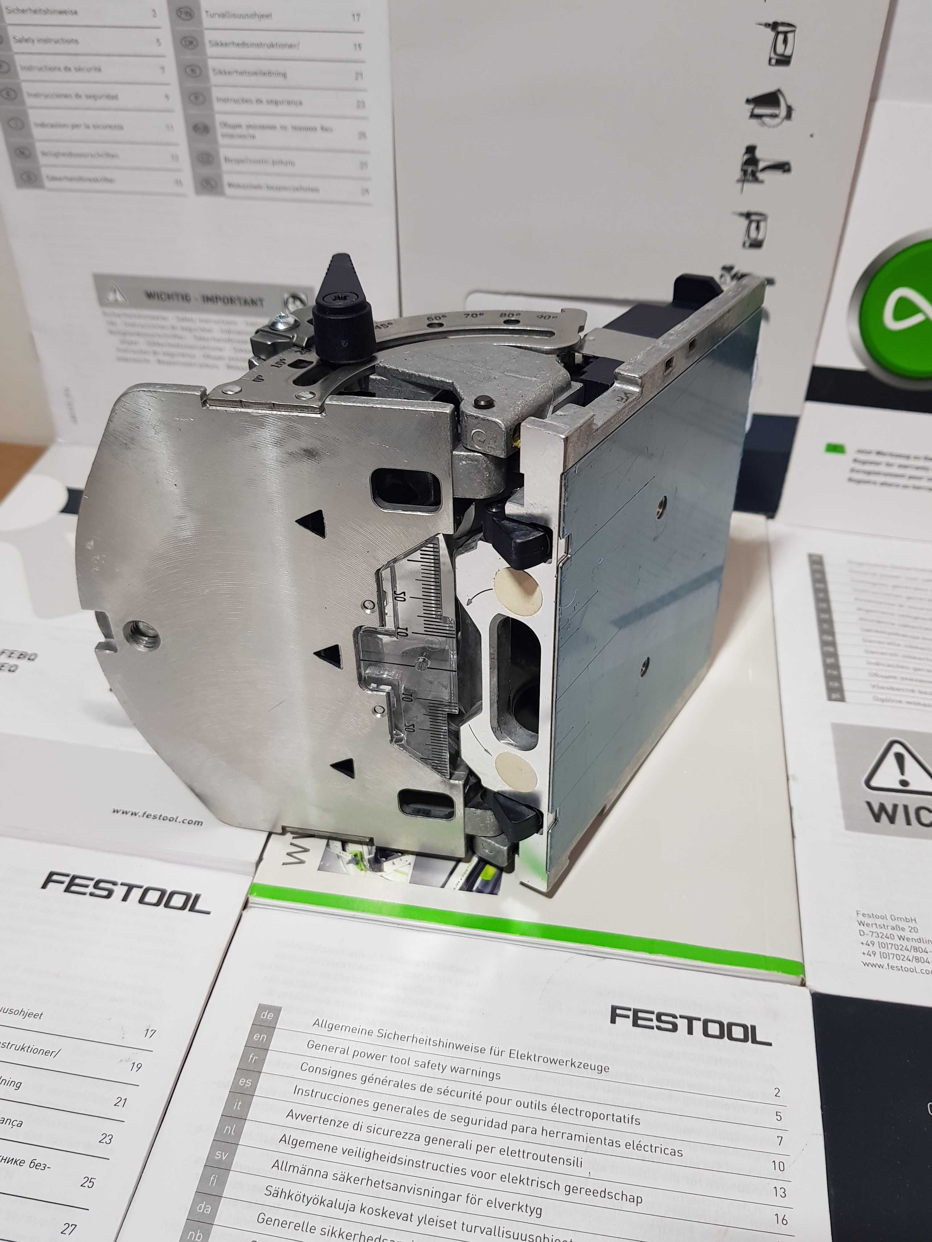 Prowadnica stól z szynami FESTOOL DF 500 Q frezarka domino Nowy