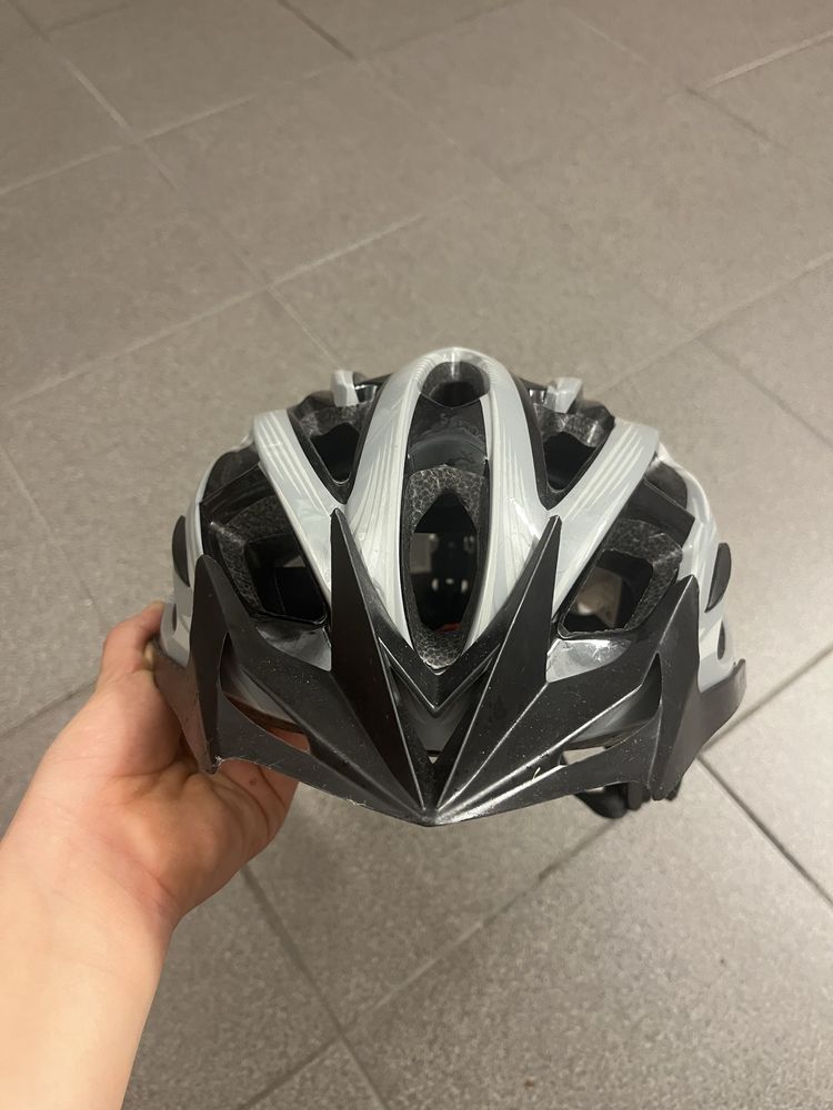 Kask rowerowy kross LAKI szary rozmiar L