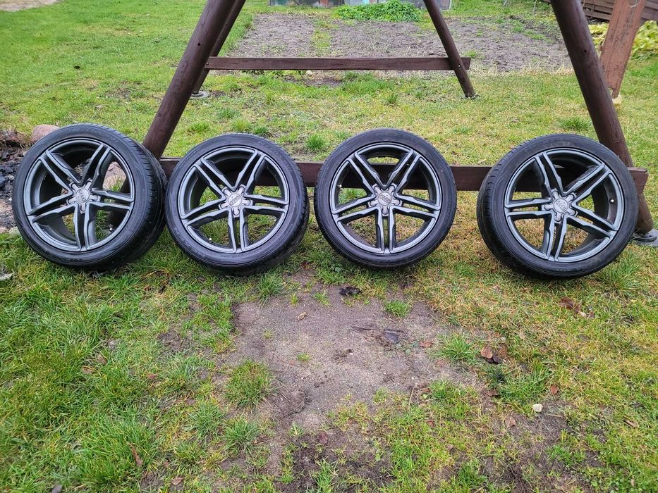 ALUFELGI felgi 5x112 8J r18 66,6 ET35 AUDI A4 B8 B9 A6 C7 A5 A7 A8