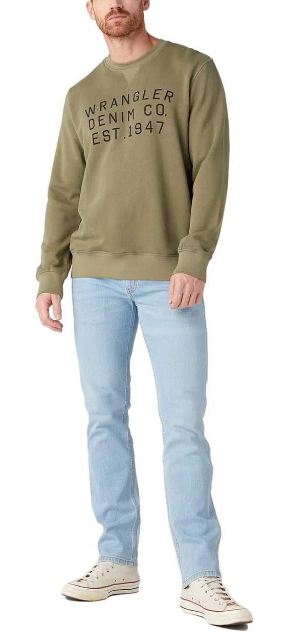 Nowe Jeansy Wrangler Greensboro Blue Waves W15QHN42H rozmiar W34 L30