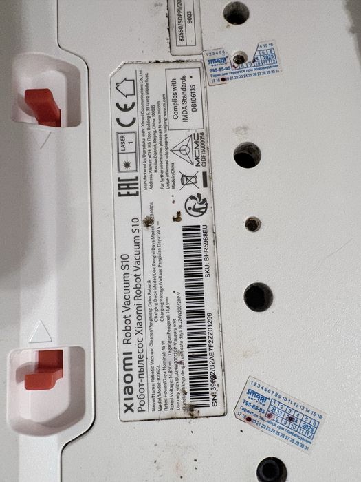 Робот пылесос Xiomi Vacuum S10 под ремонт или запчасти