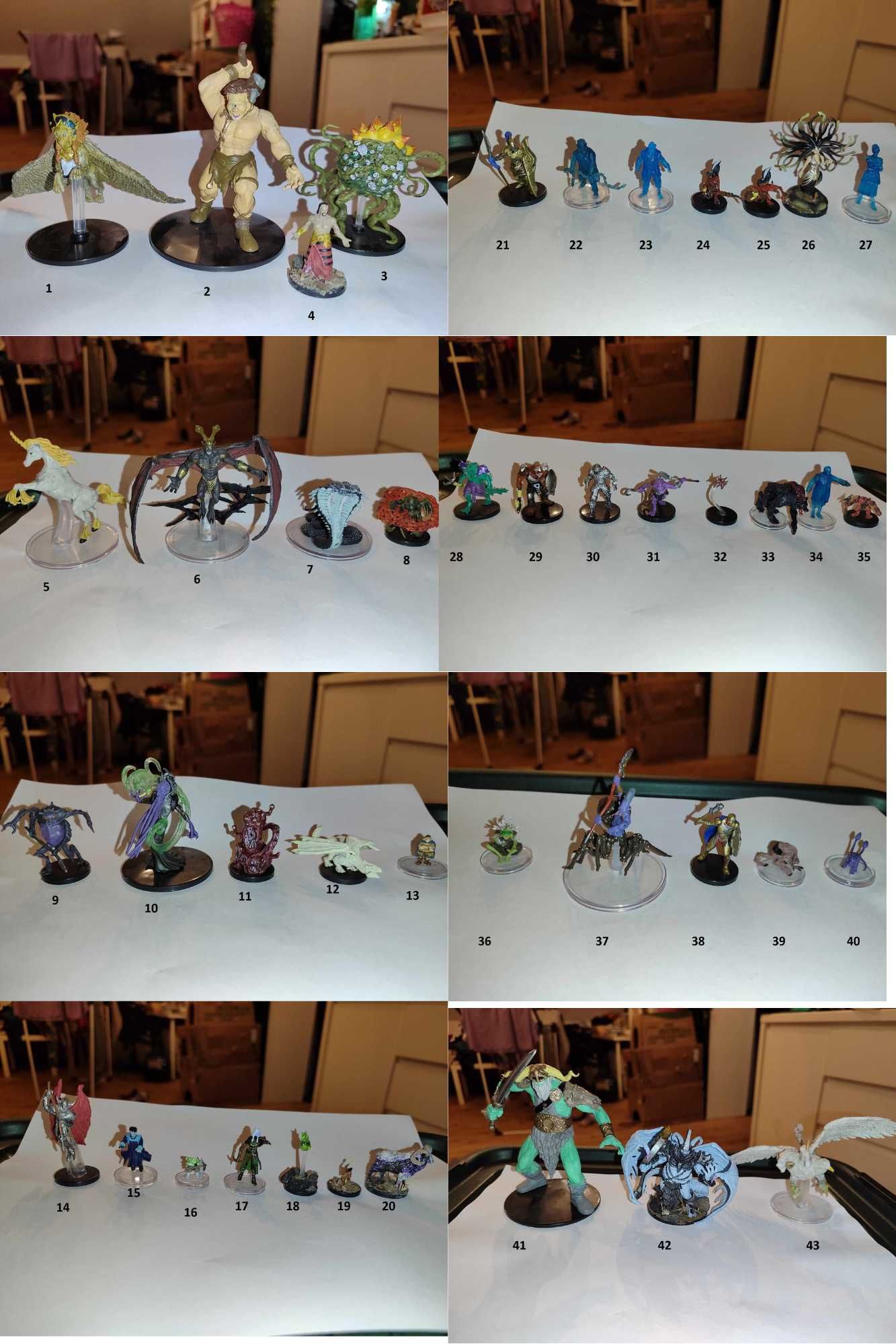 Figurki dungeon and dragons, d&d, miniatures