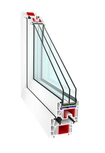 Okna Okno PCV 1465 x 1435 3 szybowe U=0.83 Czyste powietrze Od ręki