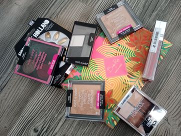 Zestaw 7 kosmetyków Physicians Formula, Wet n Wild, cienie, pomadka...