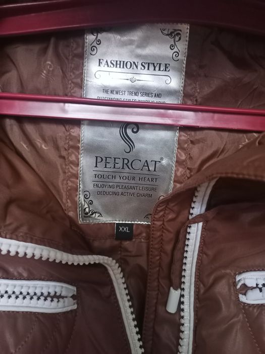 Куртка пуховик білий мєх