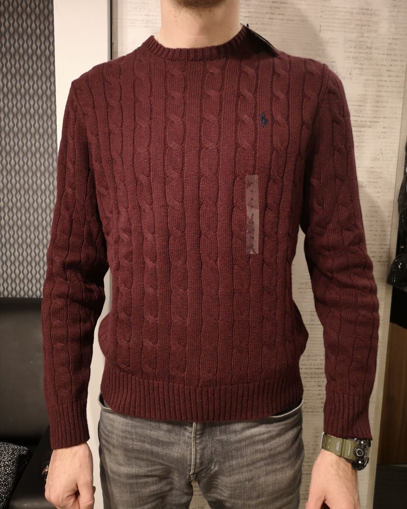 Męski sweter rozmiar L Ralph Lauren