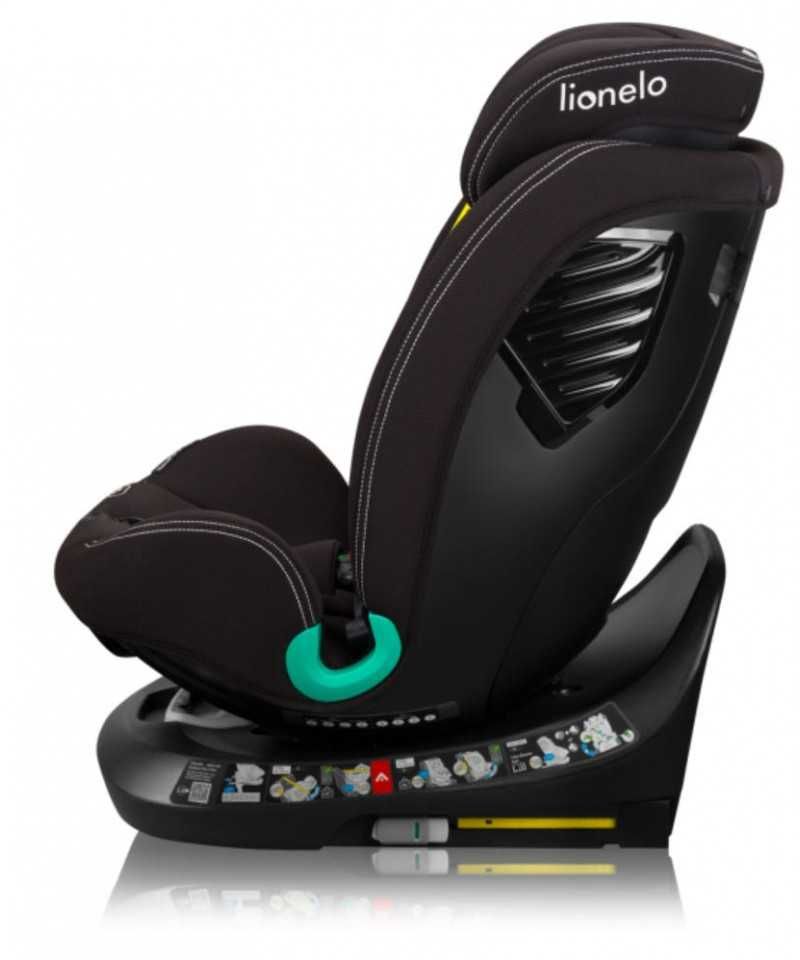 Fotelik Samochodowy Lionelo Bastian Ona I-Size Isofix Black Carbon