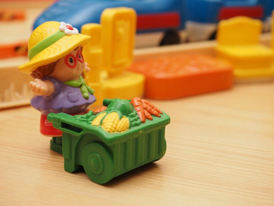 Kolejka Little People Fisher Price + gratis ZOO - super jakość