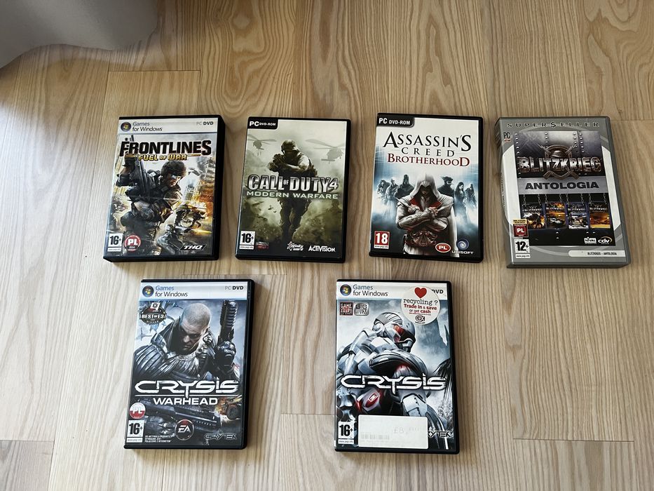 Gry PC Crysis/CoD/Assassin’s