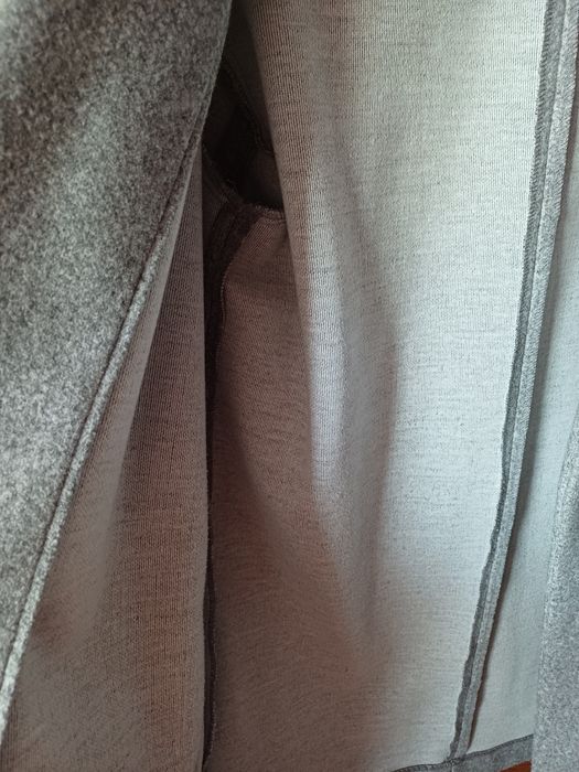 Szary płaszcz narzutka Cropp 38 M