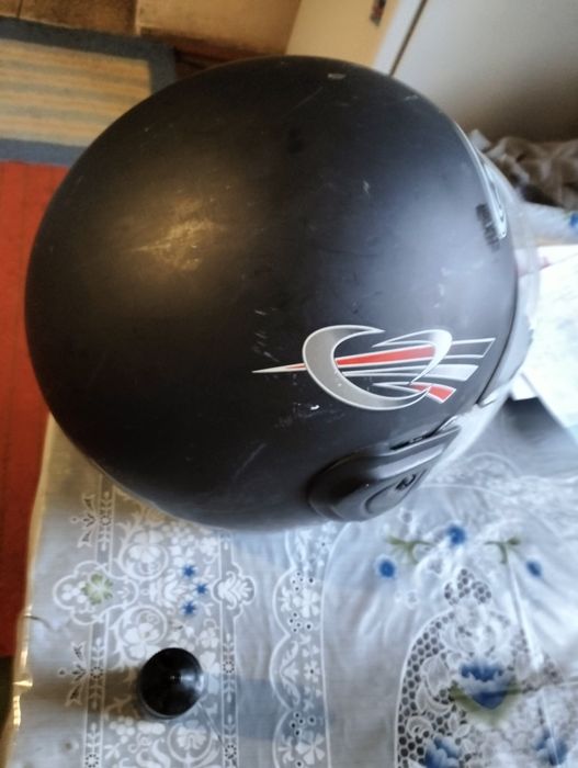 Шлем с визором чёрный