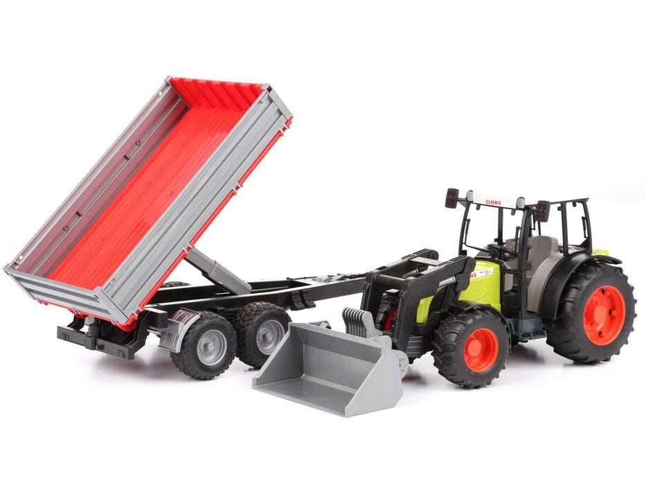 Bruder 02112 traktor claas z przyczepą i ładowaczem