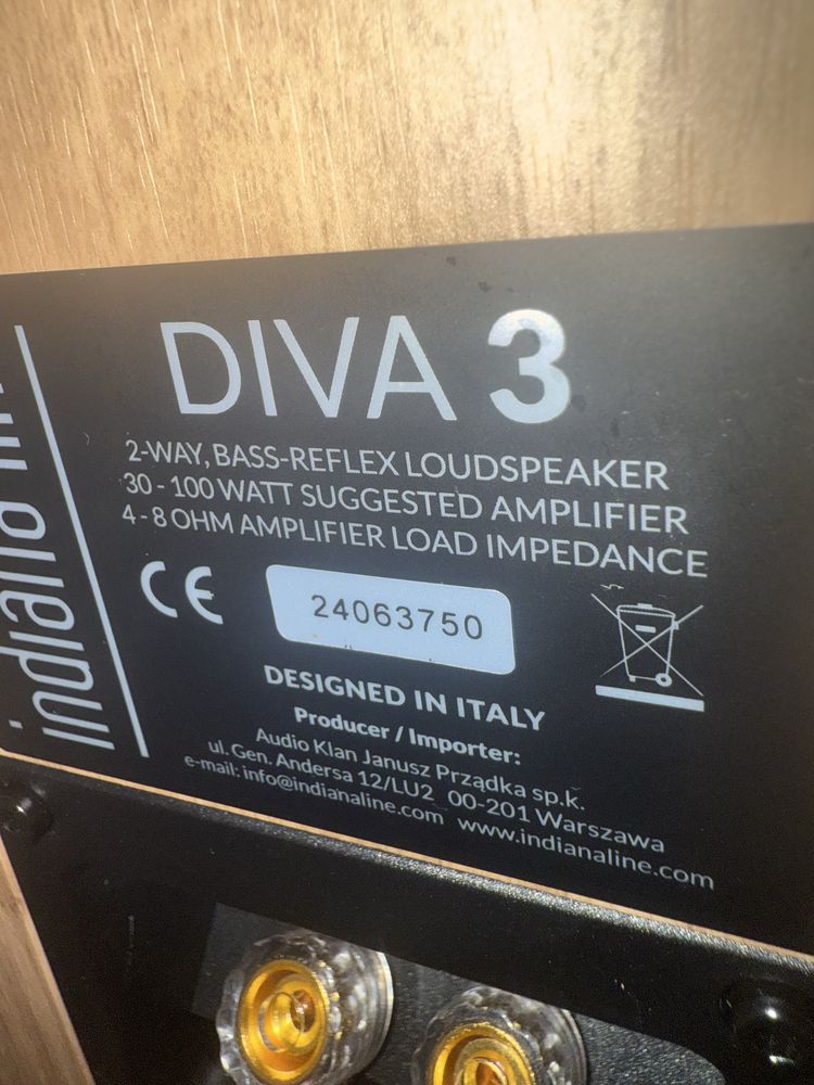 Kolumny podstawkowe indiana line diva 3
