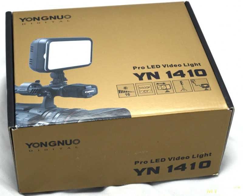 Накамерный свет LED - осветитель, видео-свет YONGNOU YN 1410
