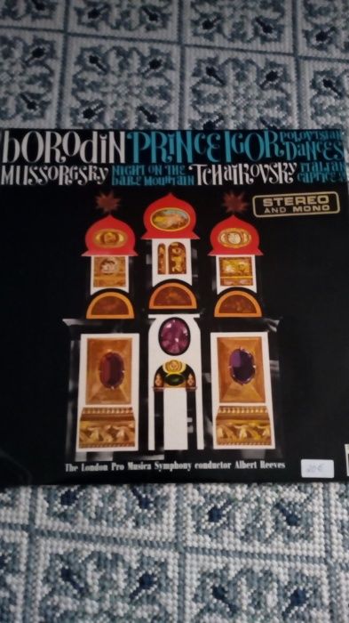 Disco Vinil LP - Borodin, Mussorgsky e Tchaikovsky