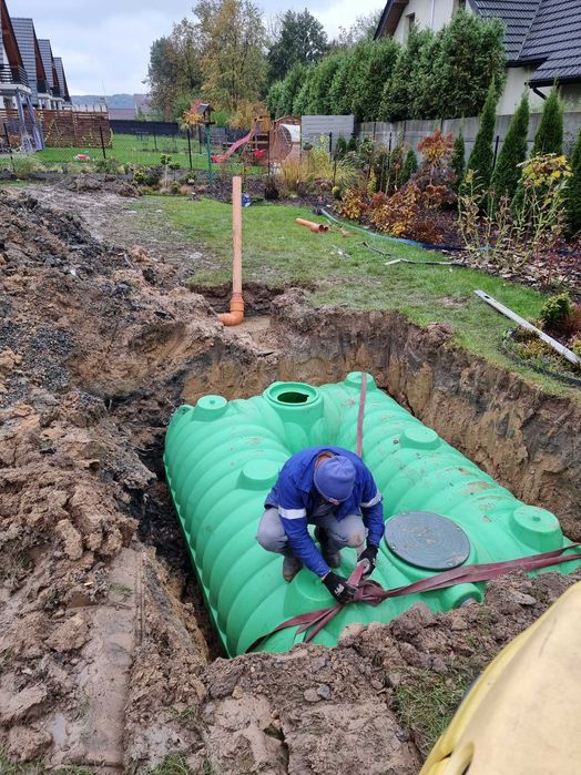 Drenaż , odwodnienie, ocieplanie fundamentów, studnia chłonna, drenaże
