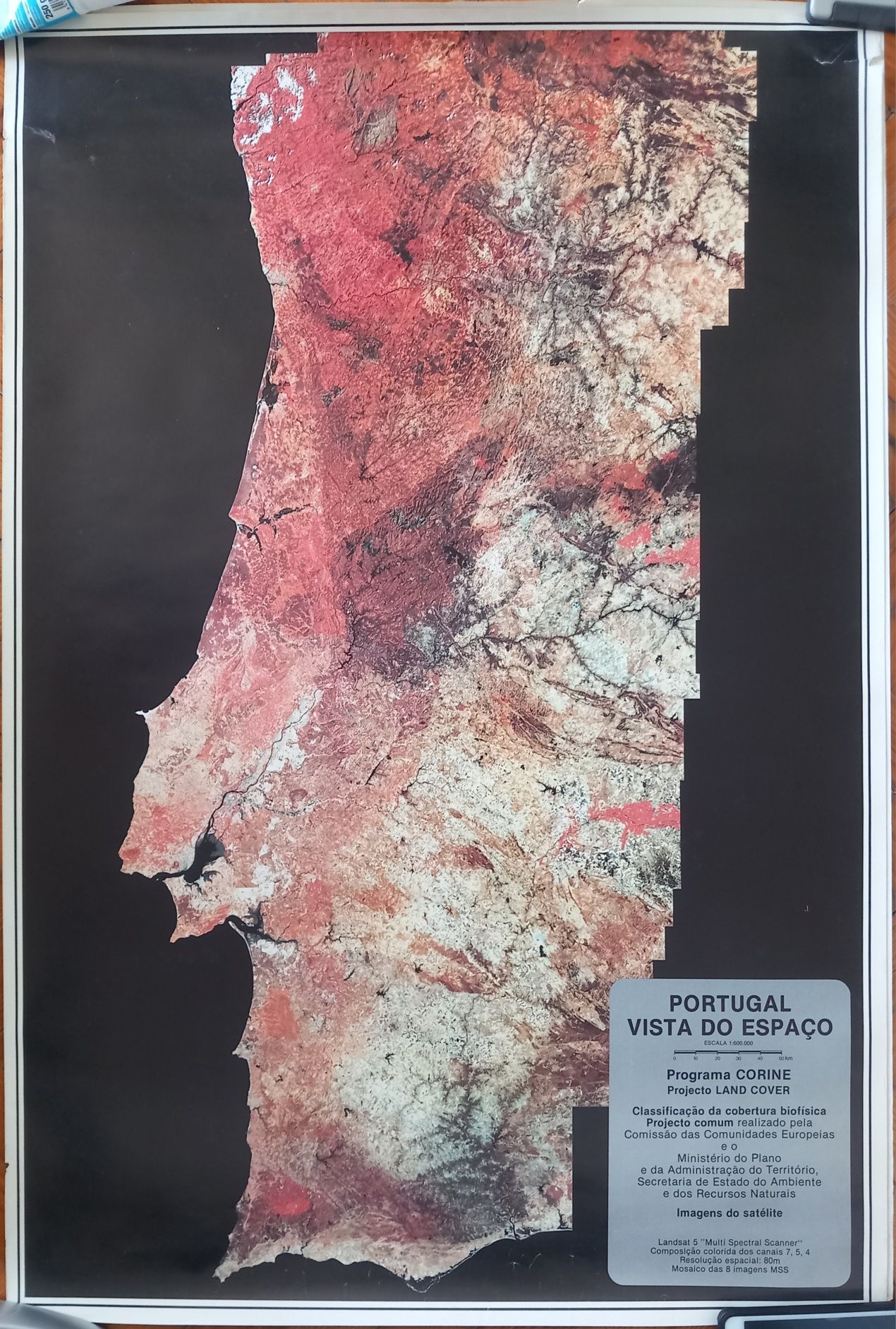 Poster Portugal - Vista do Espaço