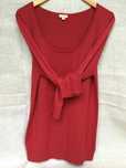 Letni jedwabny malinowy sweter Solar M/L