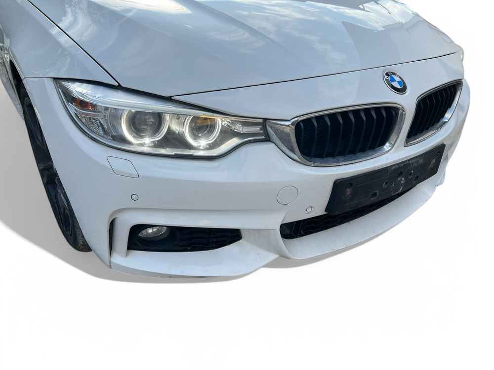 Kompletny przod Mpakiet BMW f32 f33 f36 zderzak maska alpinweiss 3 B47