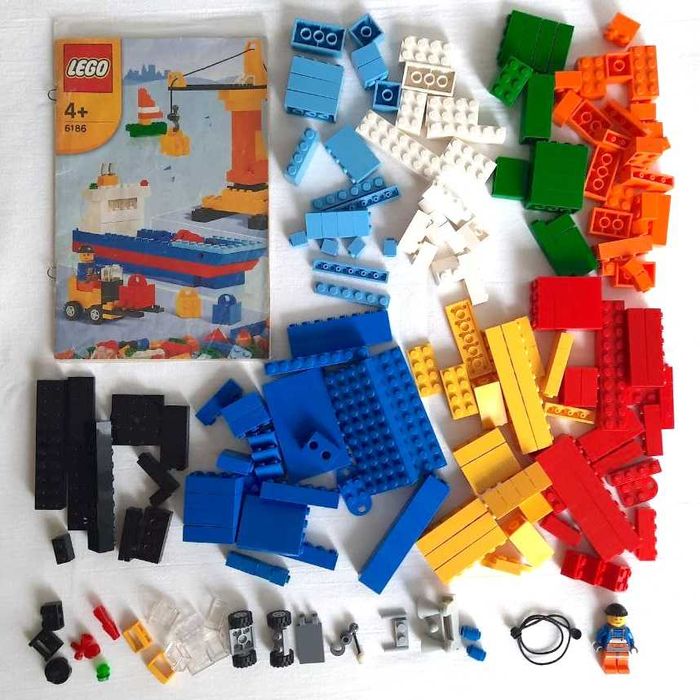 Конструктор б/у LEGO Построй гавань 6186, возраст 4+ оригинал 2008 год