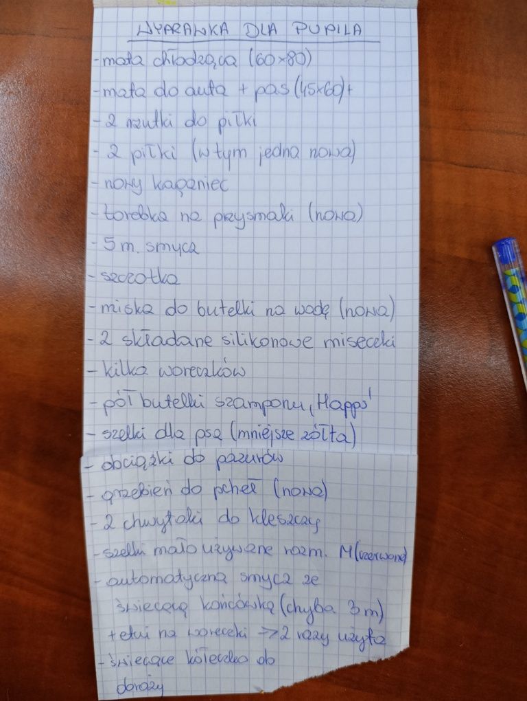 Wyprawka / akcesoria dla psa