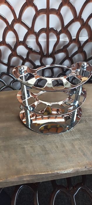 Тримач зубних щіток і пасти хромована латунь