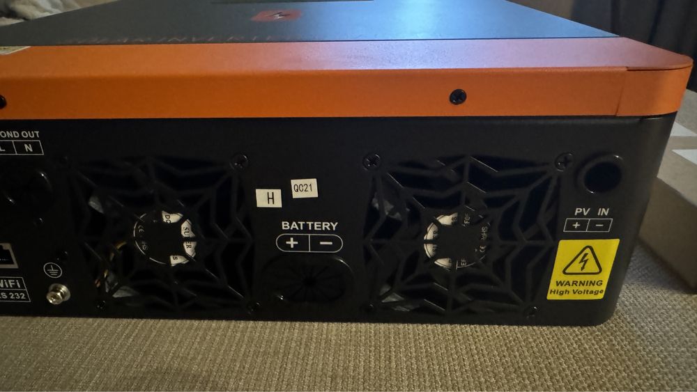 Новий Гібридний інвертор 6200 ватт + Wifi модуль+ BMS, Чиста синусоіда