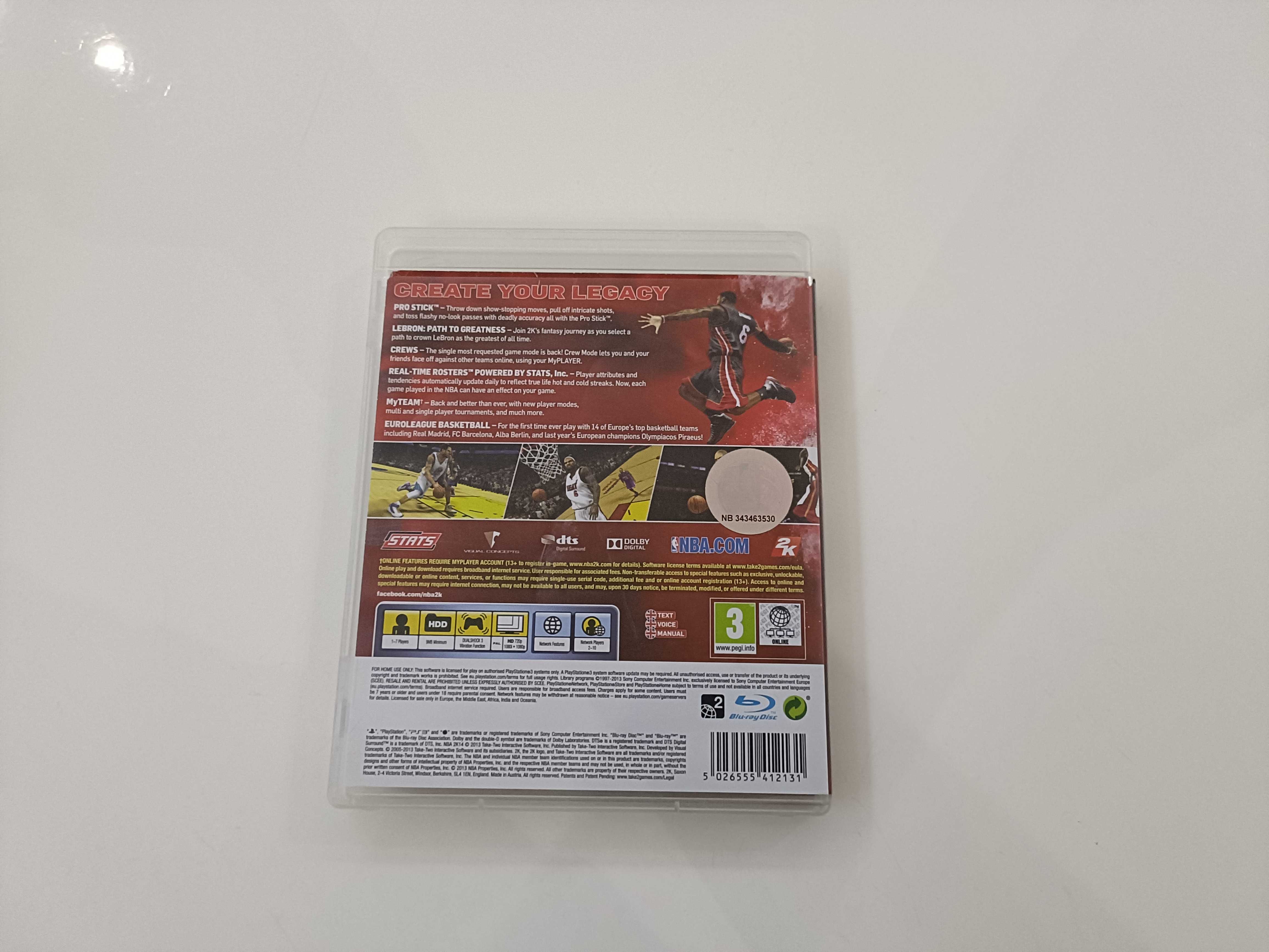 Gra NBA2K14 playstation 3 PS3