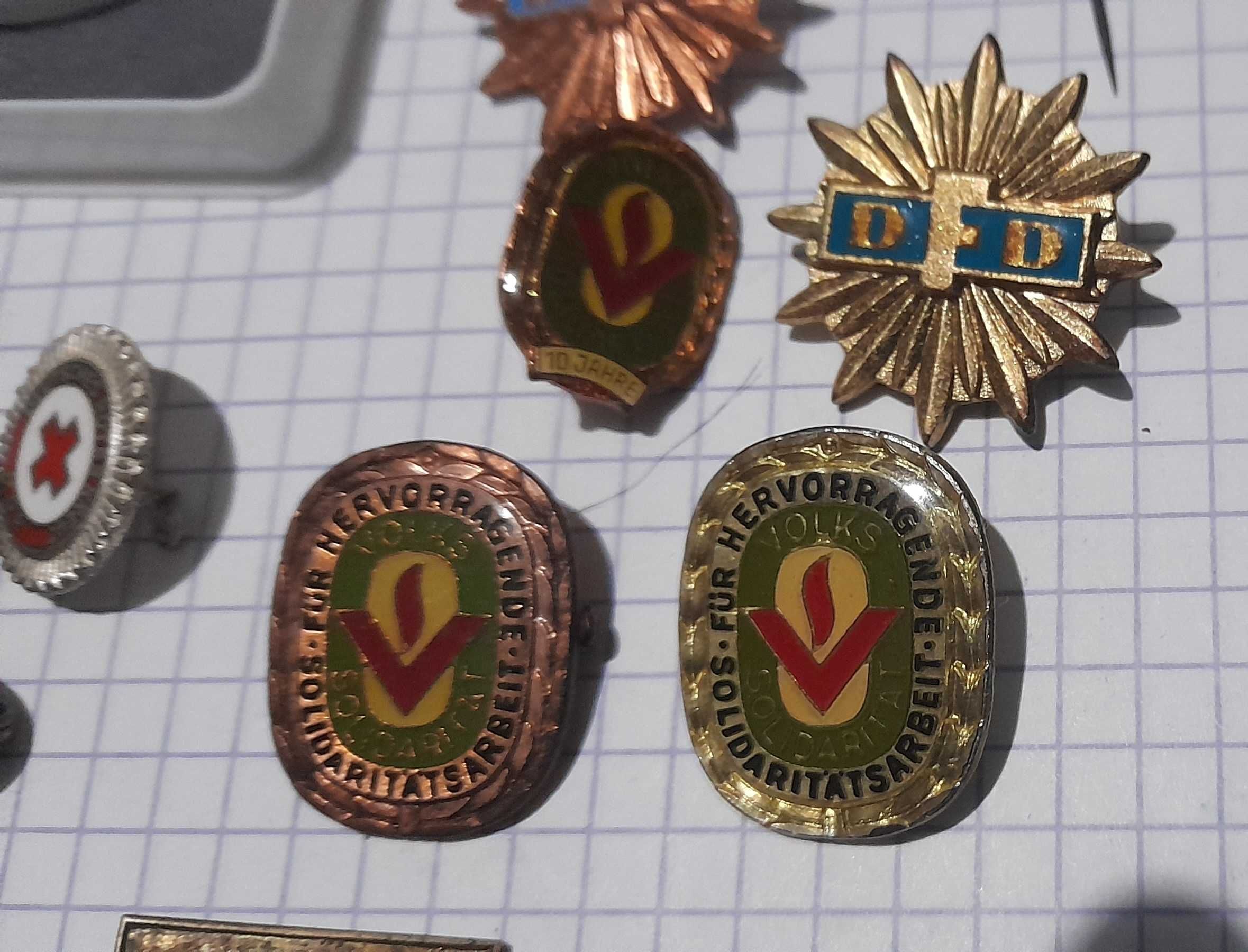 medal odznaki różne organizacji, związkowe nrd ddr