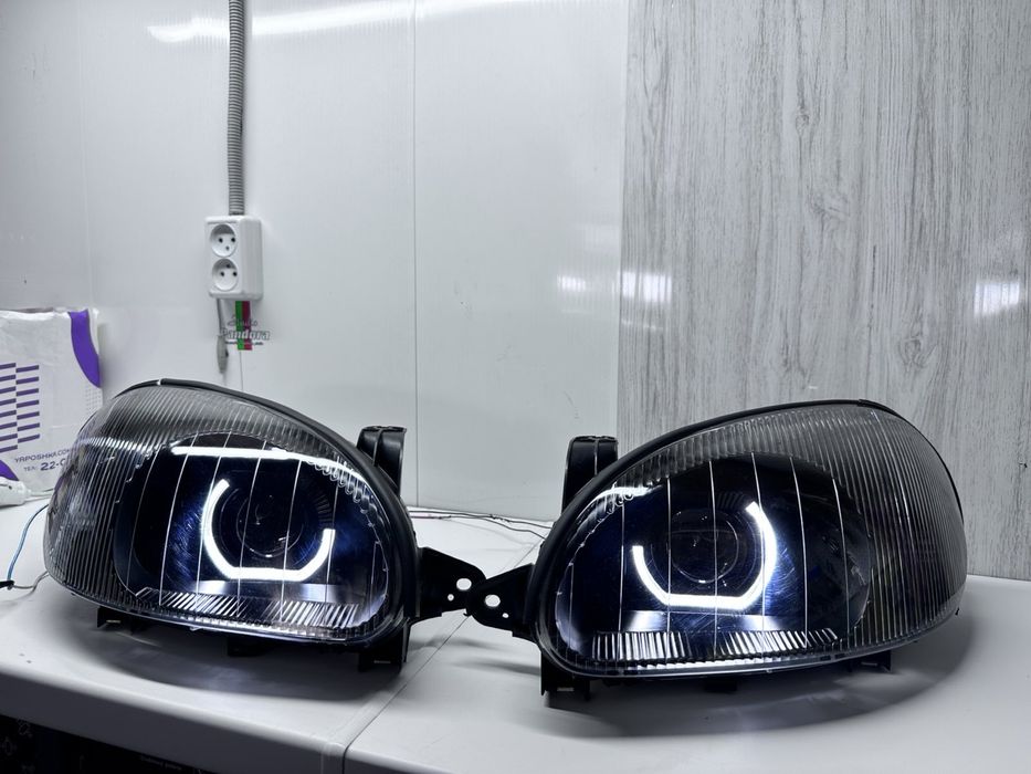 Фары на Ланос тюнинг ланос стопы на Ланос установка линз свет на авто