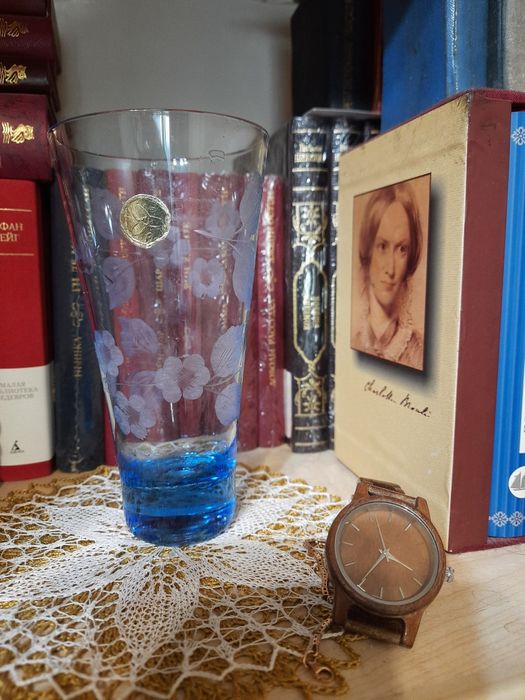 Чехия Богемия ваза заварник бокал чашка с ситечком барановка