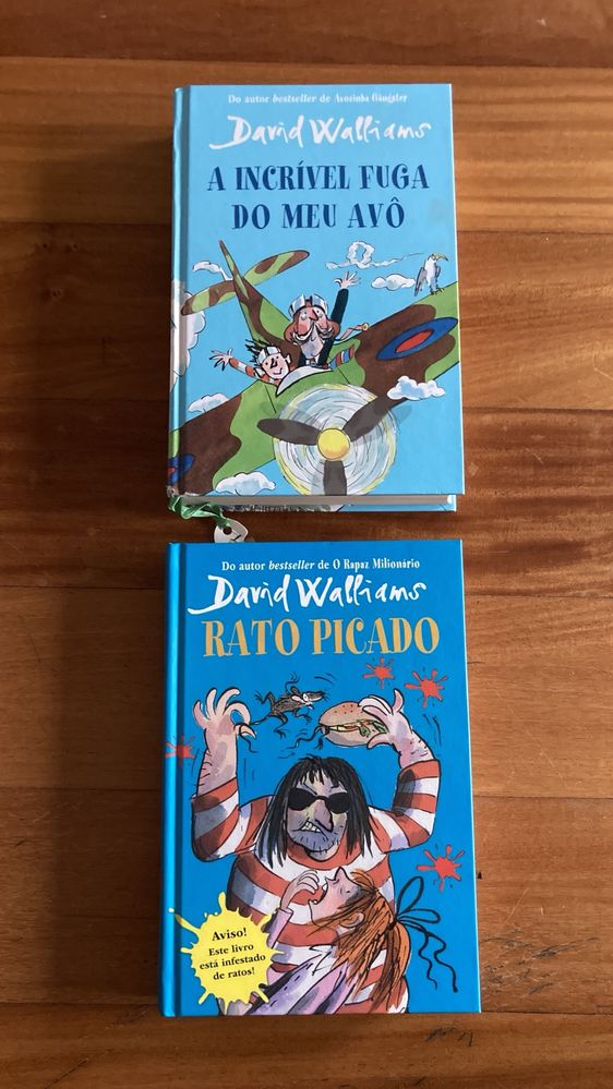 Coleção de Livros de DAVID WALLIAMS (vários títulos/infanto-juvenil) desde 10€