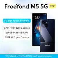 Смартфон FreeYond M5(Blackwiev  Shark 8)16/256гб.6,7",3слот,NFC(black)