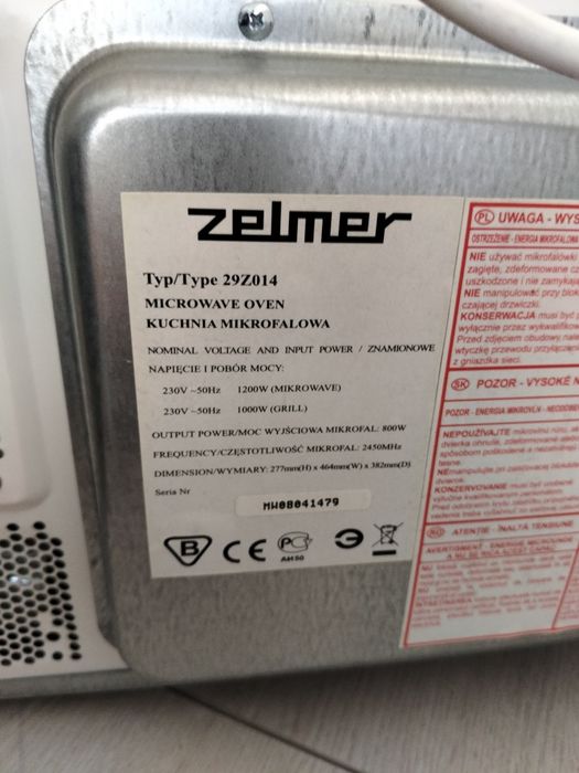 Kuchenka mikrofalowa Zelmer