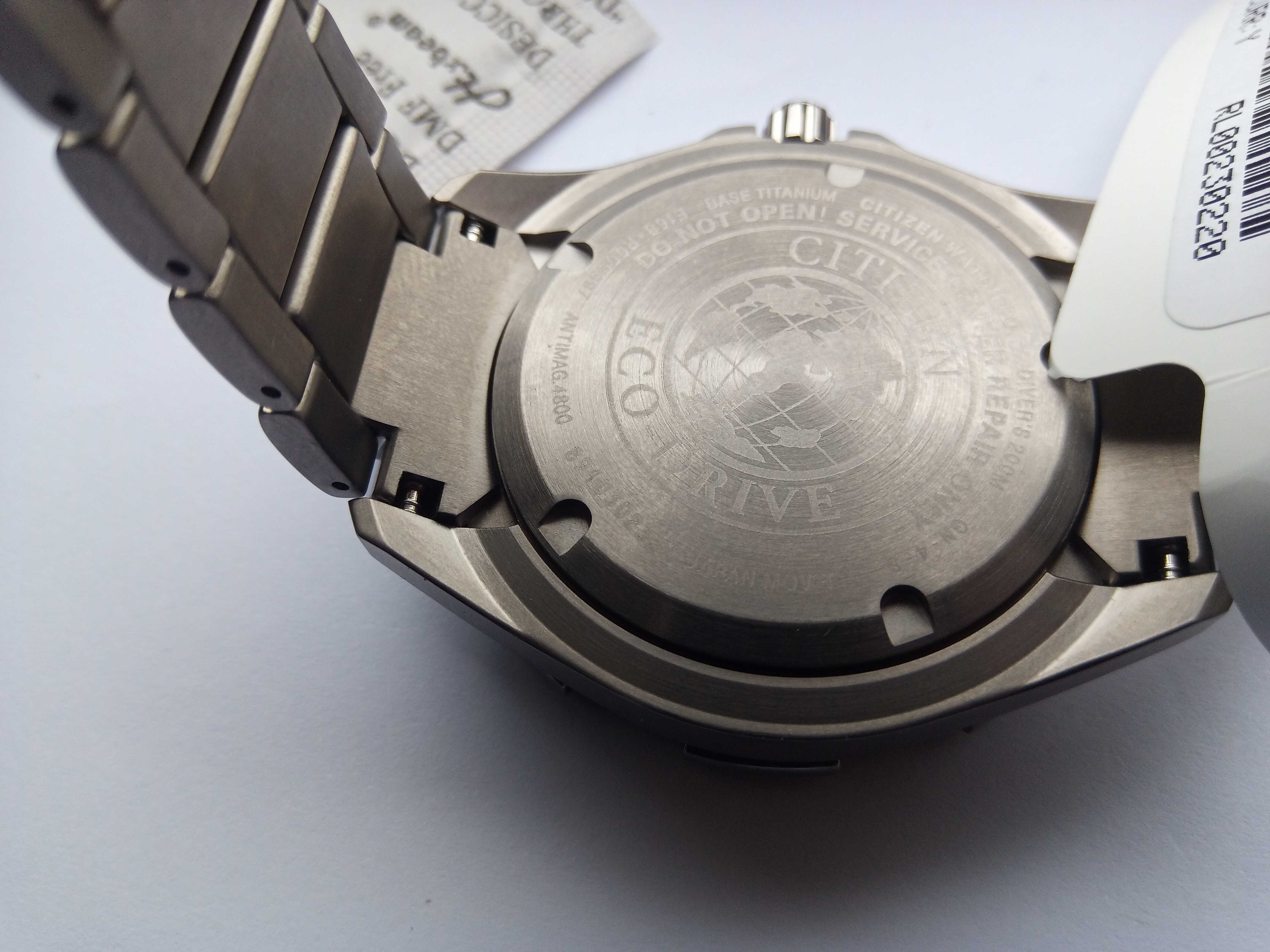 Титановые японские 200м дайверские часы Citizen Eco-Drive BN0200-56E