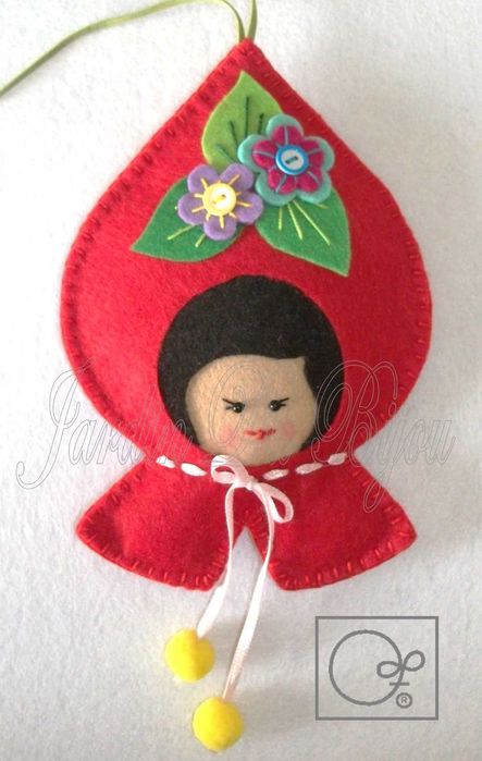 Objecto decorativo Infantil "Capuchinho Vermelho"