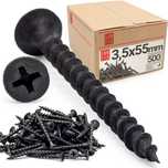 Wkręt do płyt kartongips, do drewna 3.5x55mm 500 szt