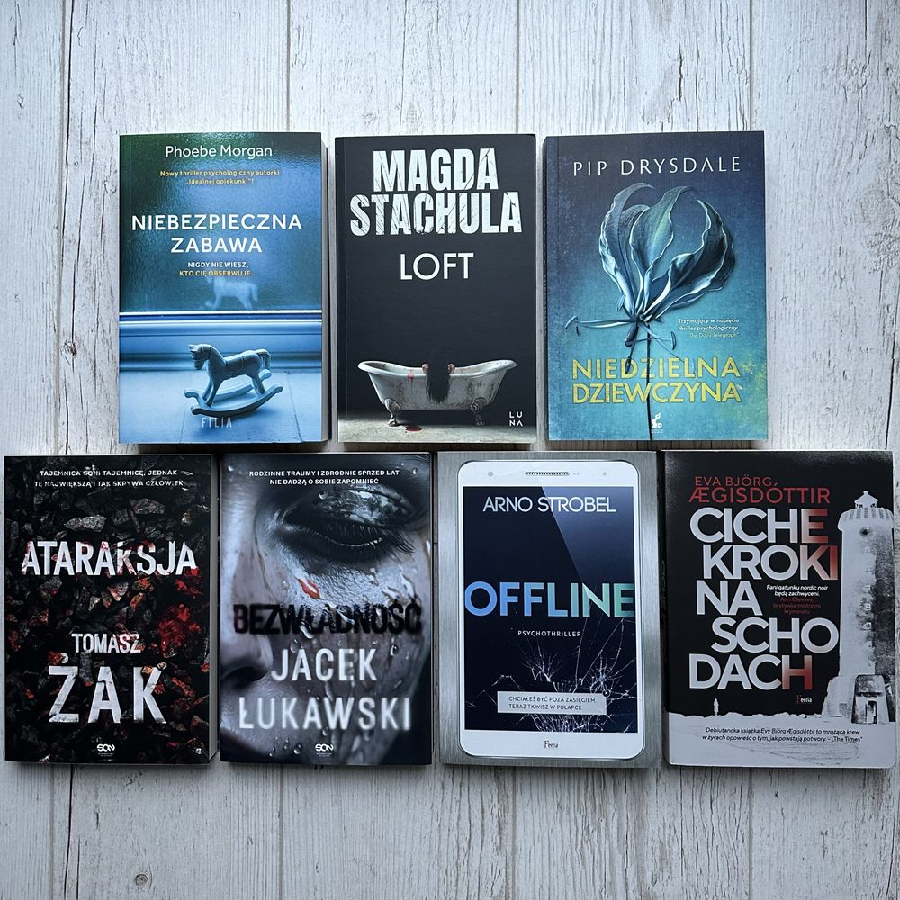 Zestaw bestsellerowych książek thriller kryminał sensacja akcja empik