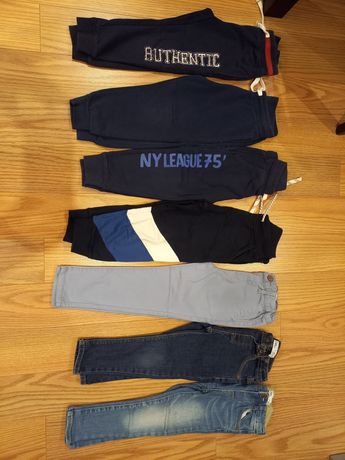 Lote de 7 calças tamanho 3-4 anos (Ref. 15)