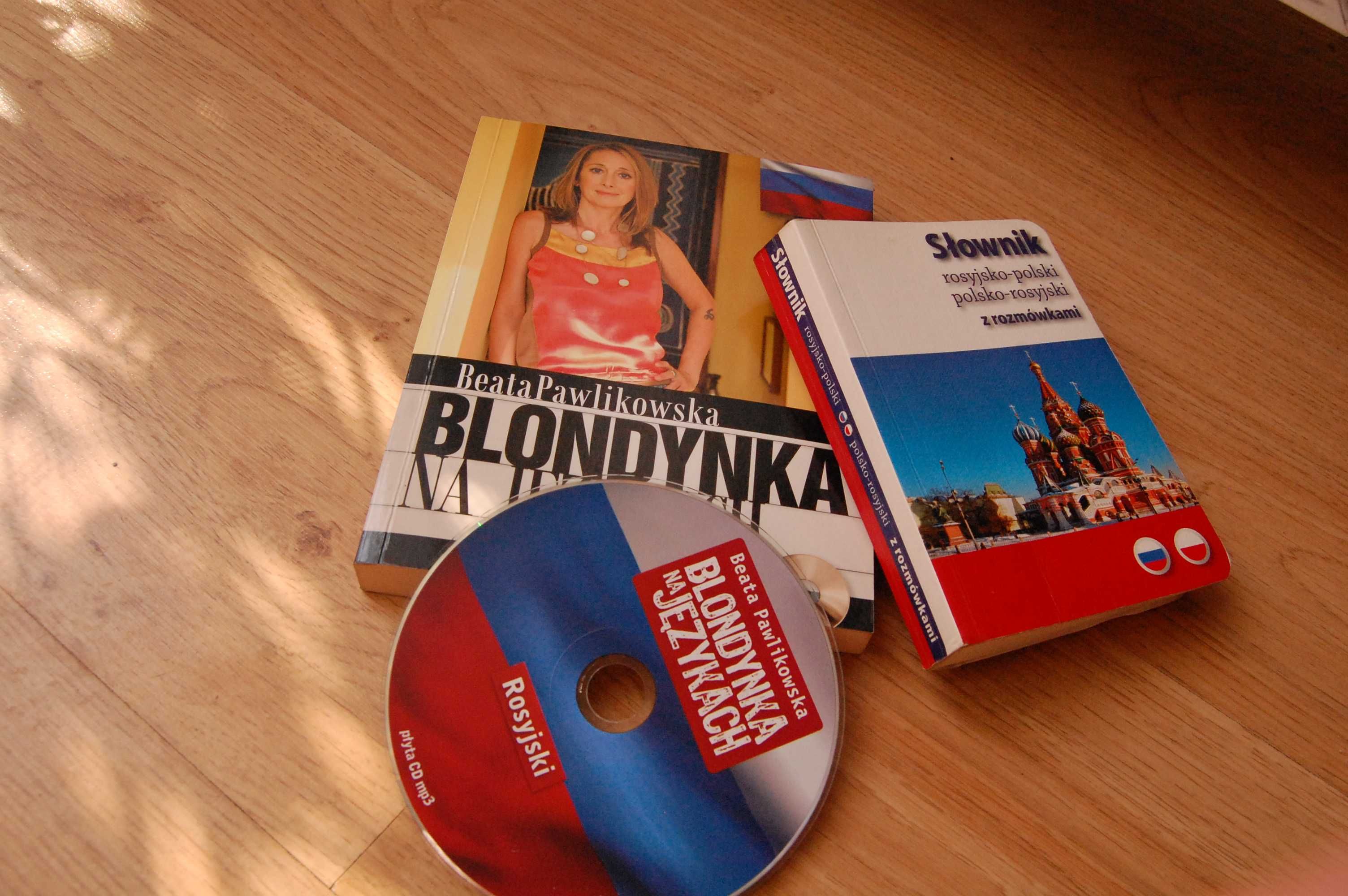 Pawlikowska.Rosyjski.Blondynka na językach,płytaCDmp3+ słownik
