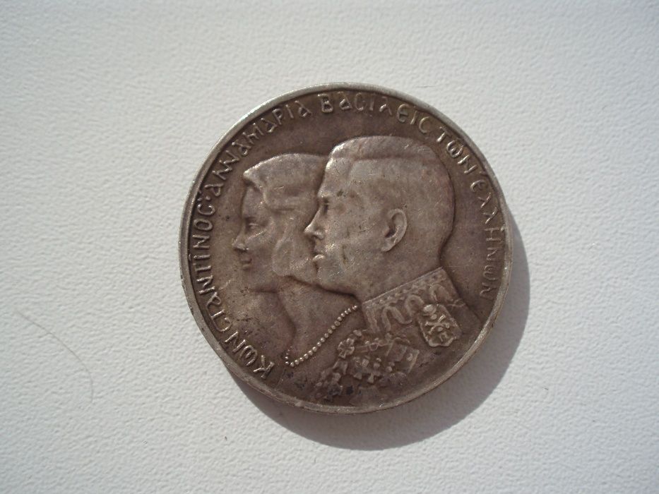 Серебрянная монета, греция, 30 драхм