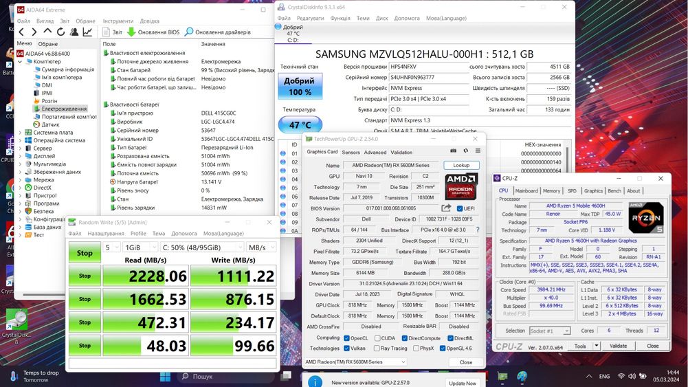 ‼️Ігровий Dell G5 SE 5505 Ryzen 5 4600H DDR4 16gb NVME 512gb IPS