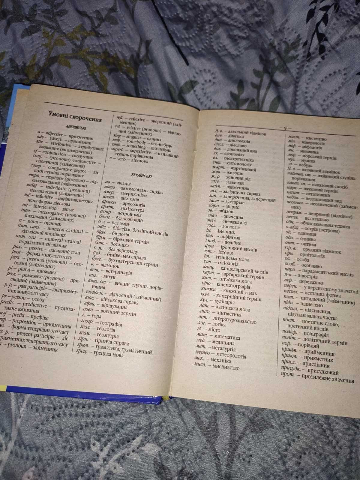 Словник англо-український / українсько-англійський 40000 слів