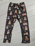 Legginsy pieski ciemne La bambino handmade 104/110