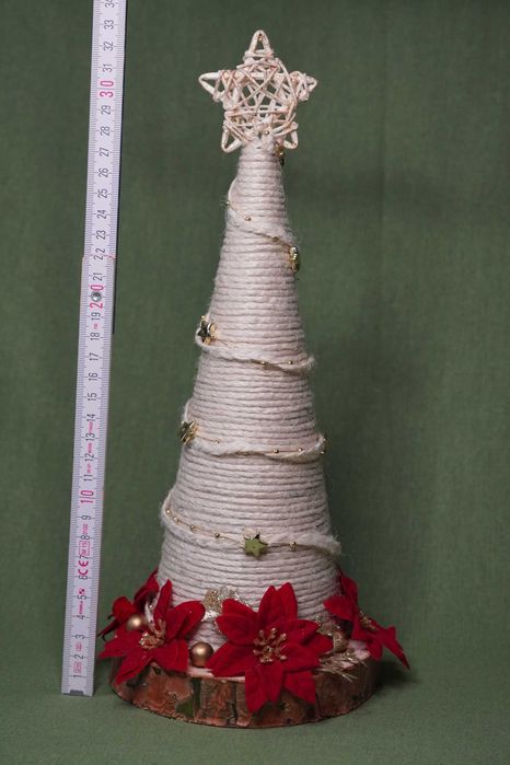 Mała choinka ozdoba świąteczna święta Boże Narodzenie handmade