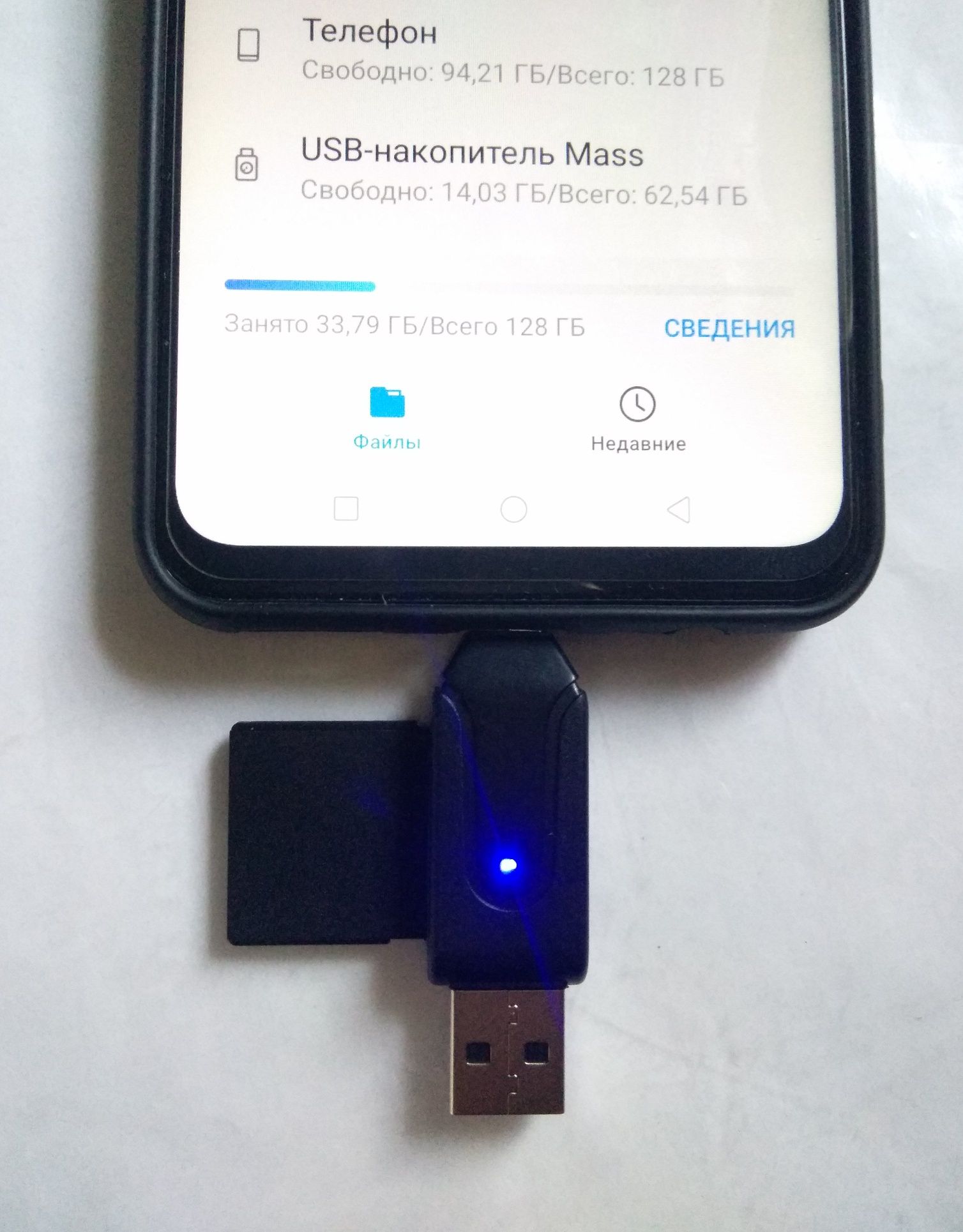 Новий USB 2.0-Type-C otg картрідер/перехідник до SD і TF(micro sd)карт