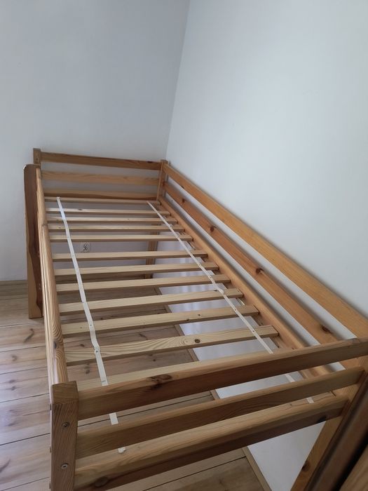 Łóżko na antresoli piętrowe dziecięce 90x200
